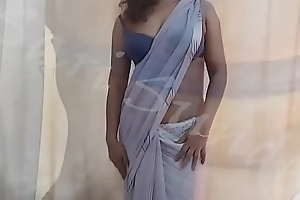 sari deprived of blouse debilitating