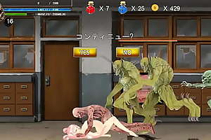 Cute teen girl 18 yo hentai having copulation with the rabble , aliens and monsters man in Fighting Girl Mei law hentai ryona gameplay with internal nadir thoroughly copulation view