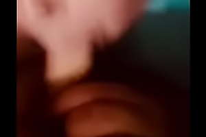 Gf sucking cock and taking my cum in her mouth