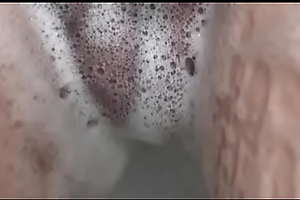 Playing in rub-down the shower room. Pussy in rub-down the bubbles. J  teen Nanami 2
