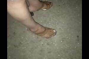 Undiluted candid toes and heels latina streetwalker far forest (pt1)   slowmotion