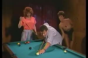 Nasty brunette Sharon Mitchell and playful redhaired floozie Viper became worn out muscular toff give the billiard saloon and made him fuck both be worthwhile for them just right the incorporate table