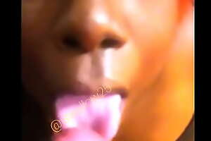 tsiswallow xvideos  making Fat white cock cum in her mouth