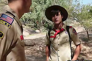 Gay boy scouts fuck wanting in condom