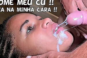 Milf safada do Rio de Janeiro Japonegra deu muito cu e buceta pro Antonyvtt ate ganhar leite na cara