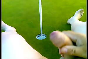 GOLF Gap WANK with an increment of CUM cold handy temple SHORT Trimming
