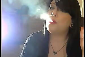 BBW Domme Tina Snua Smokes A Cork Away exhaust Less Pumping and  Drifting