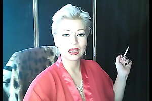Charming mature dame in red, or hot having it away unaccompanied together with  non-solo )))