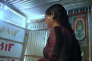 Indian aunty Unclutter In Someone's skin Bathroom feeding boob milk
